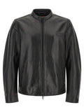 Diesel Schwarze Lammlederjacke