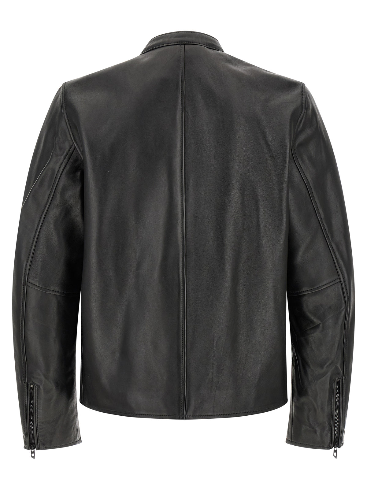 Diesel Schwarze Lammlederjacke