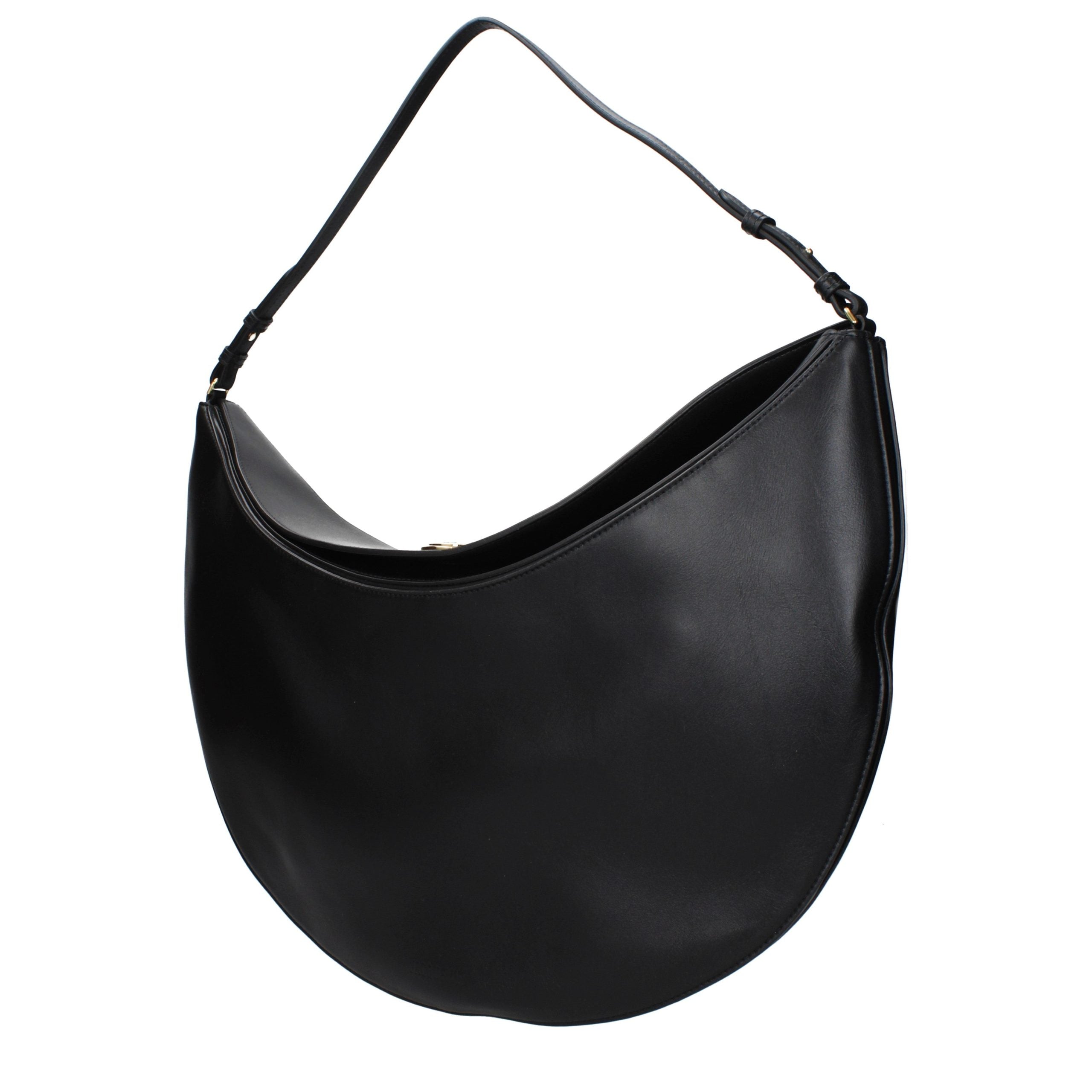 Jacquemus Schwarze Leder Umhängetasche