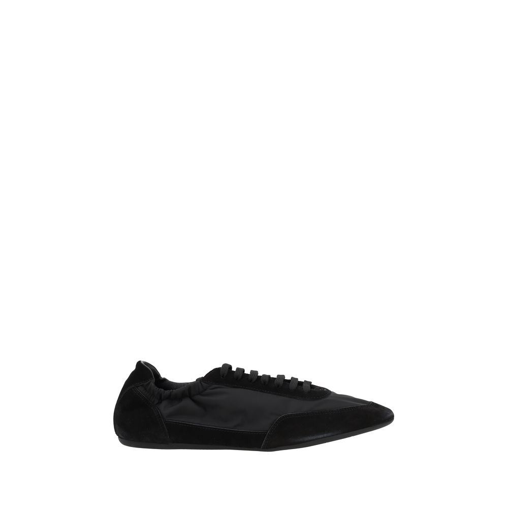Prada Schwarze Sneaker aus recyceltem Polyamid