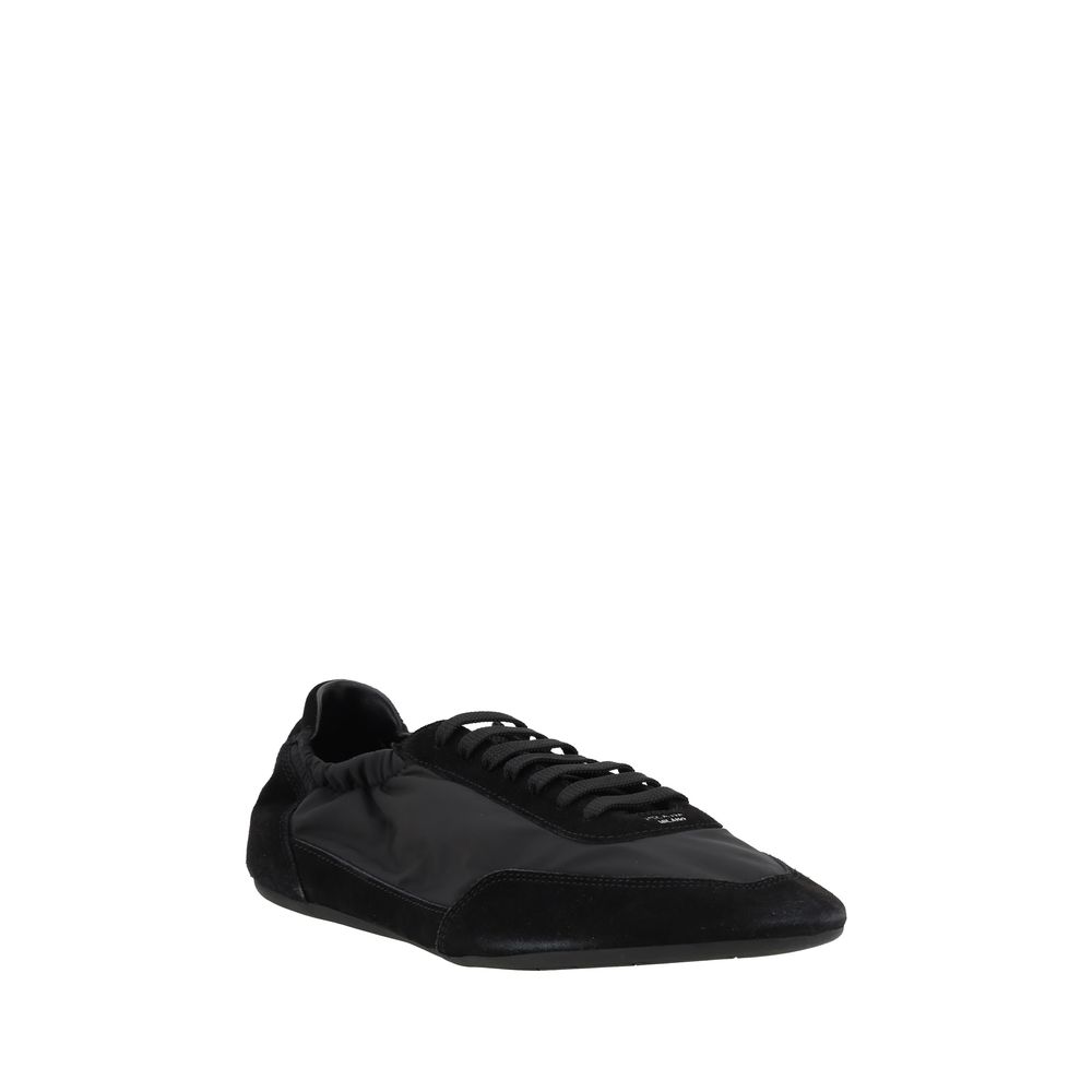 Prada Schwarze Sneaker aus recyceltem Polyamid