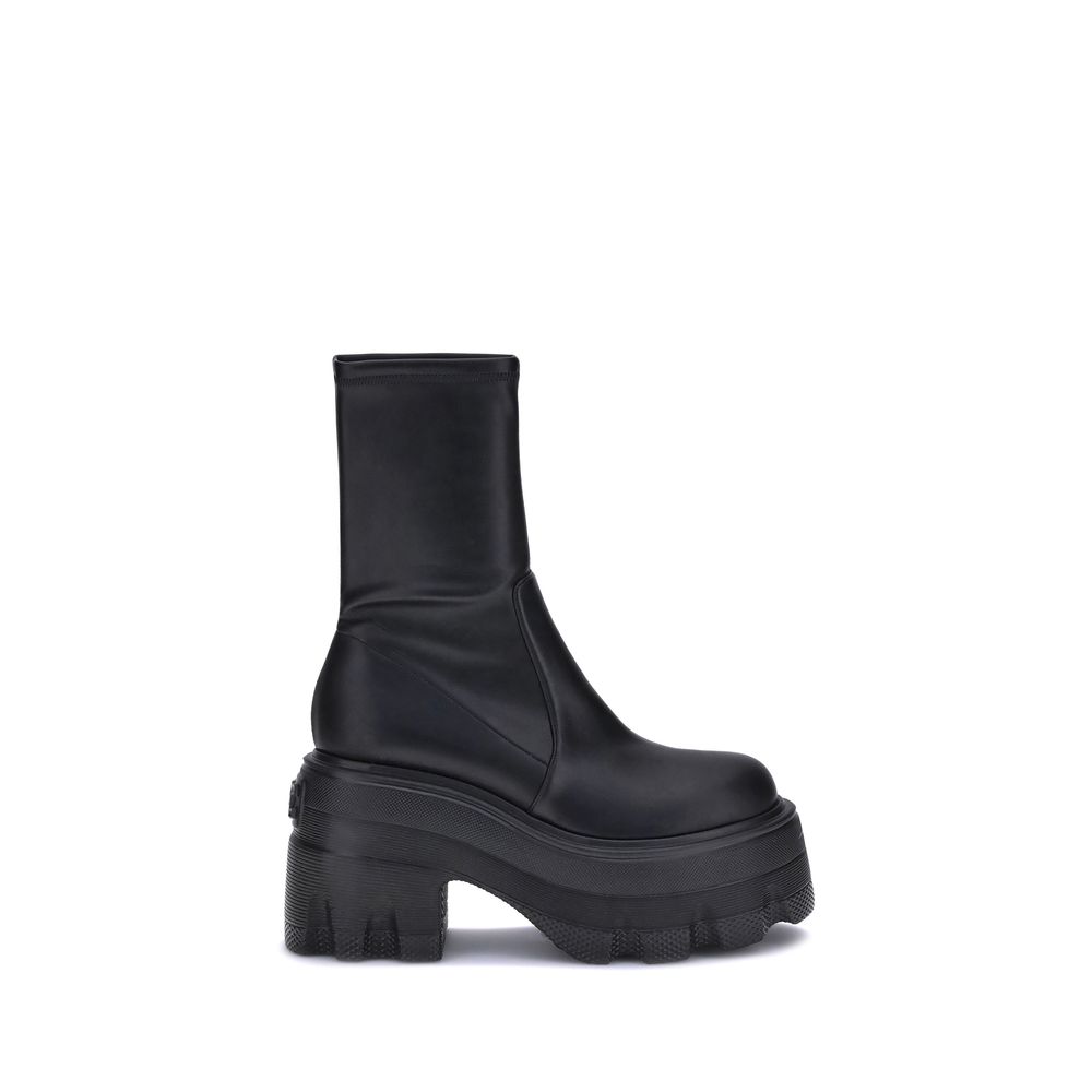 Casadei Schwarze Stiefel aus Polyamid