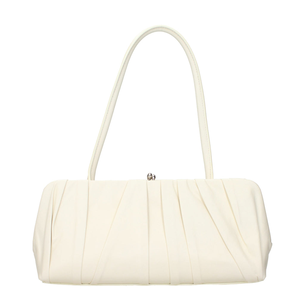 Jil Sander Weiße Leder Schultertasche