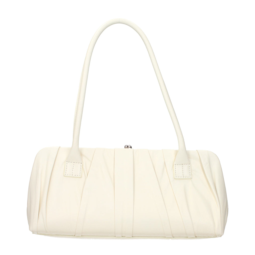 Jil Sander Weiße Leder Schultertasche
