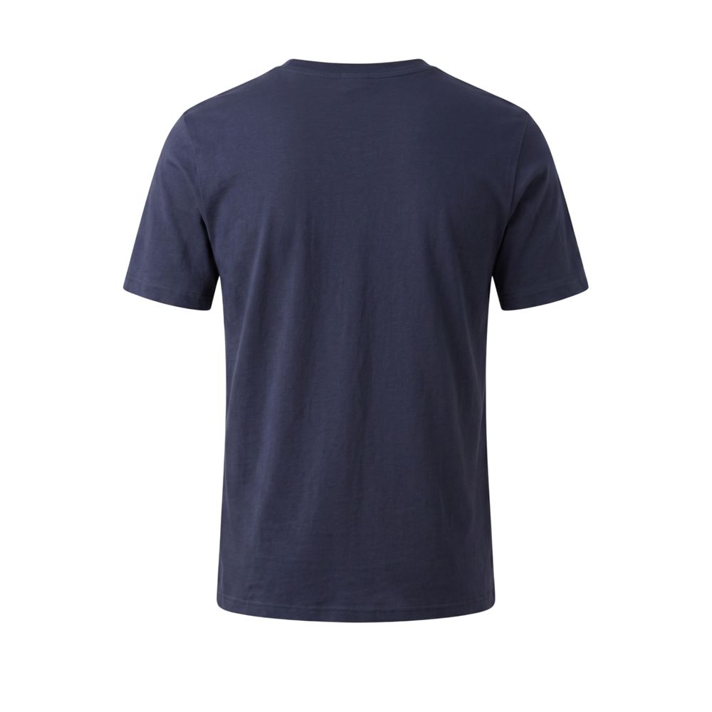 Mr&Mrs Italy Blaues Baumwoll-T-Shirt für Herren