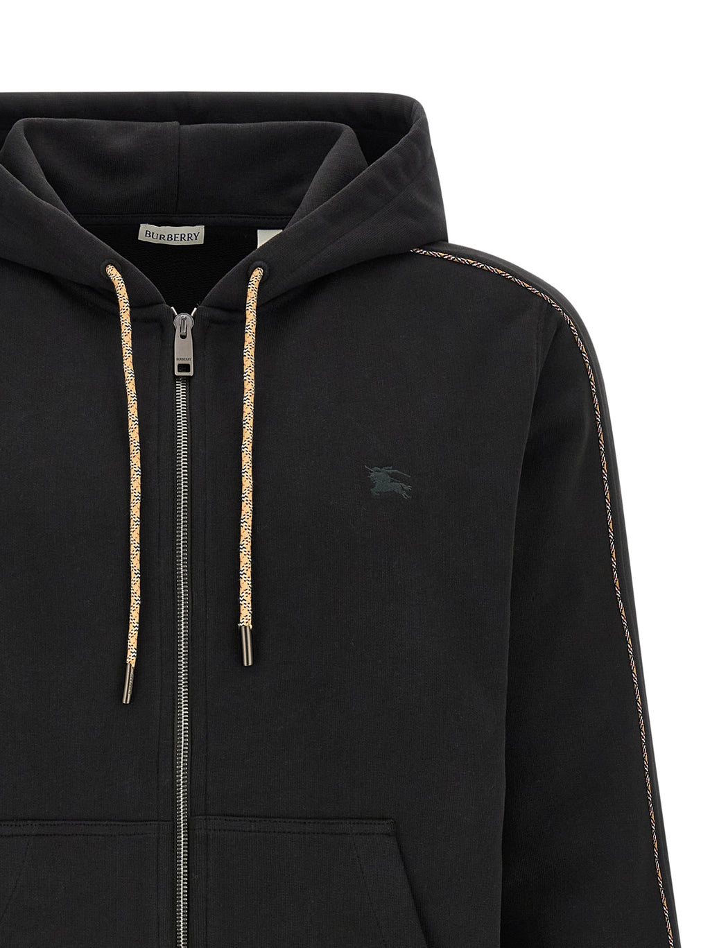 Burberry Schwarzer Baumwoll-Sweatshirt