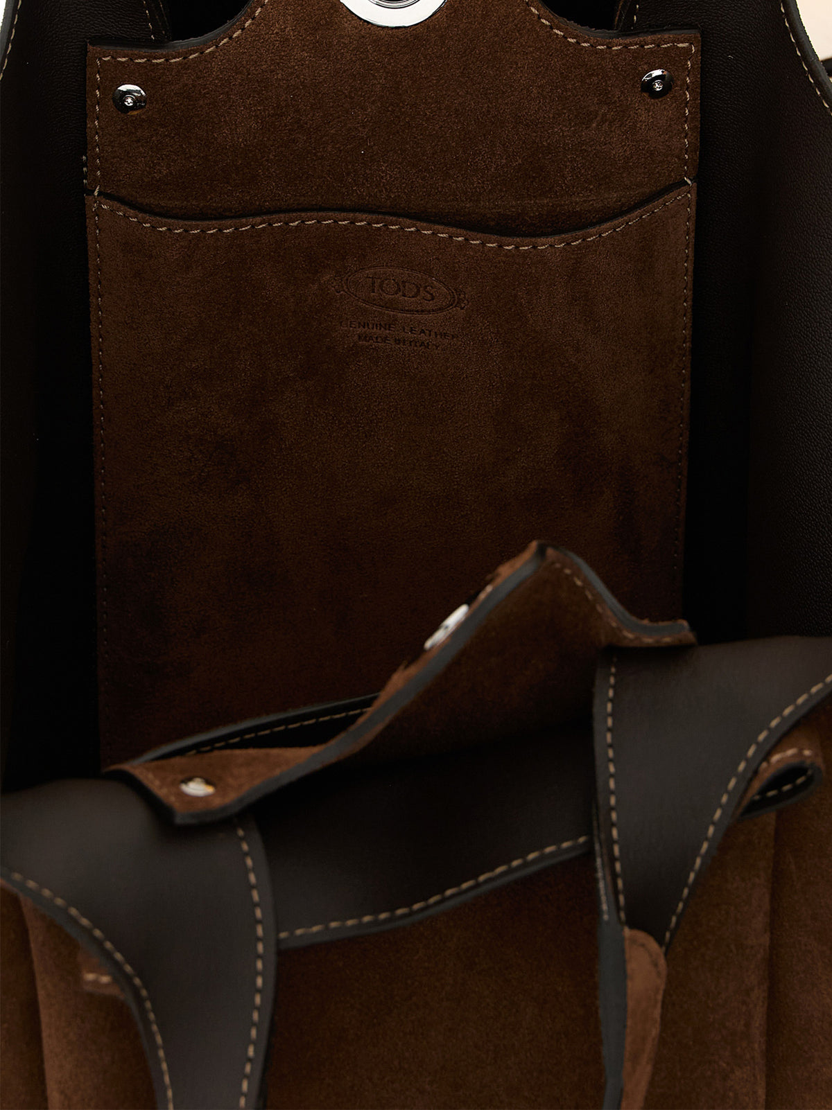 Tod's Braune Kalbsleder-Handtasche