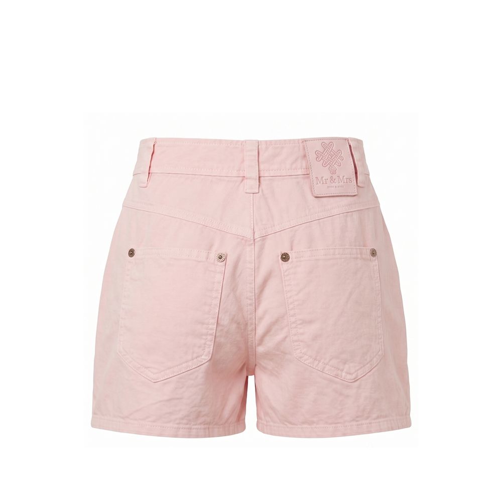 Mr&Mrs Italy Pinke Baumwollshorts für Damen