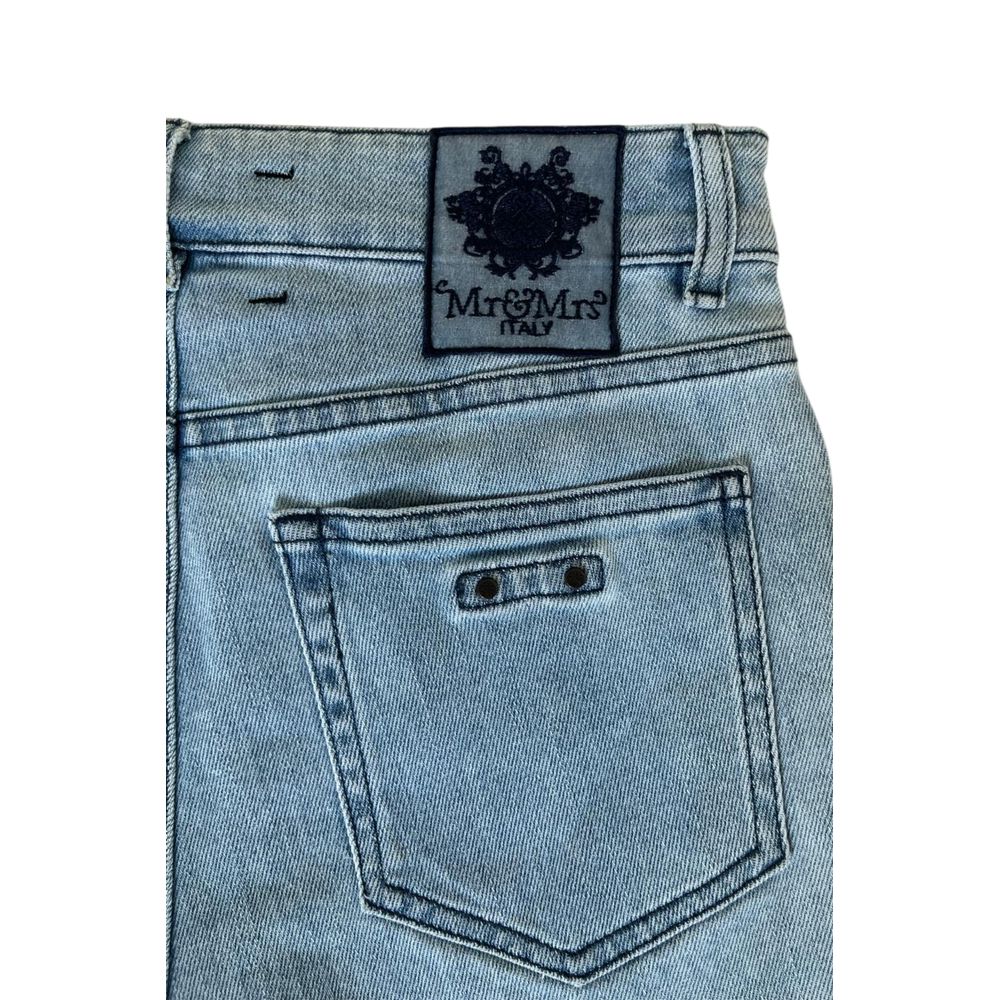 Mr&Mrs Italy Blaue Baumwollshorts