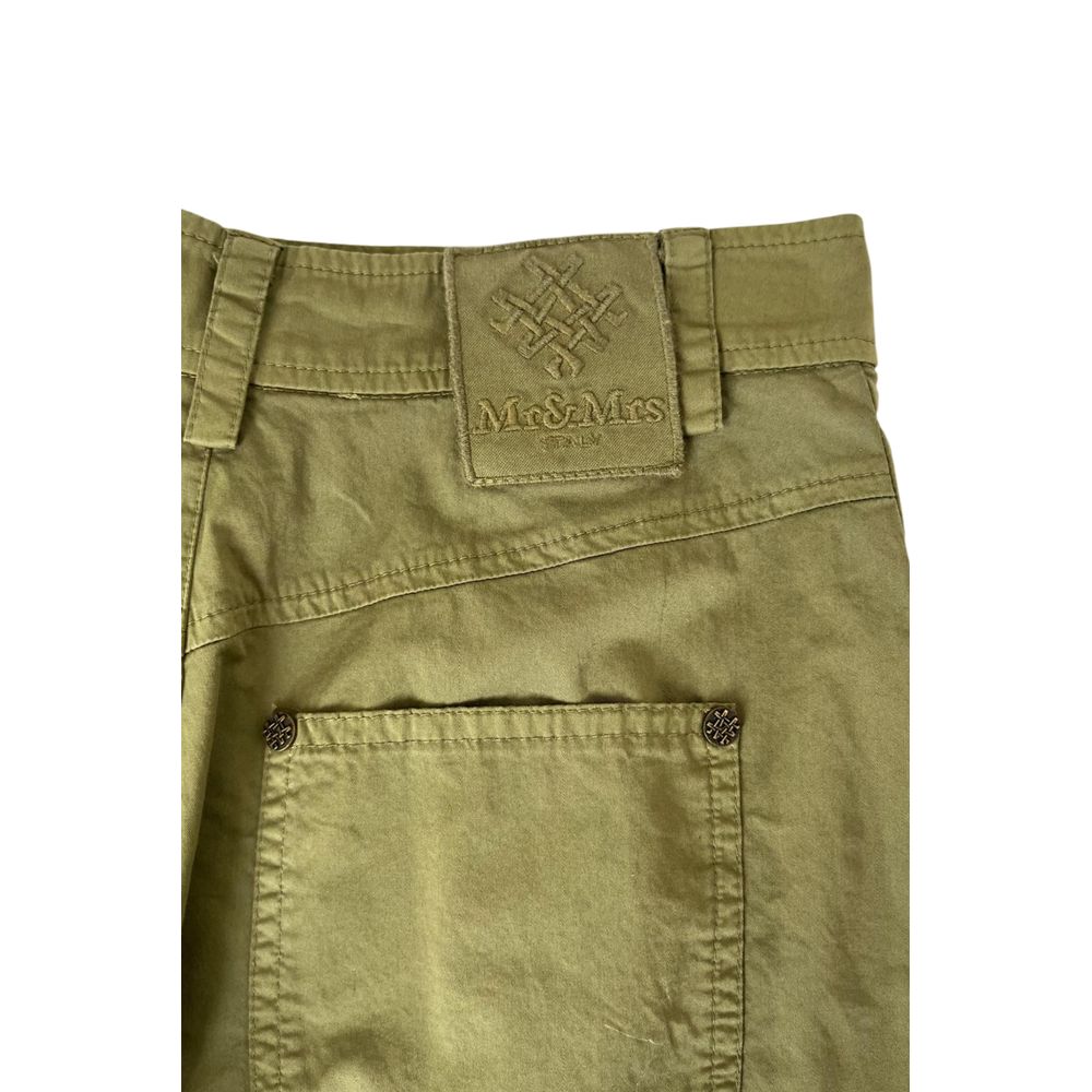 Mr&Mrs Italy Grüne Baumwollshorts für Damen