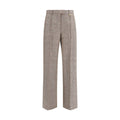 Burberry Beige Woll Oves Aries Hose