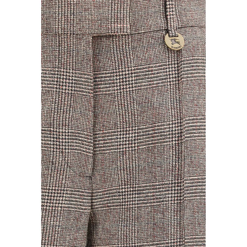 Burberry Beige Woll Oves Aries Hose