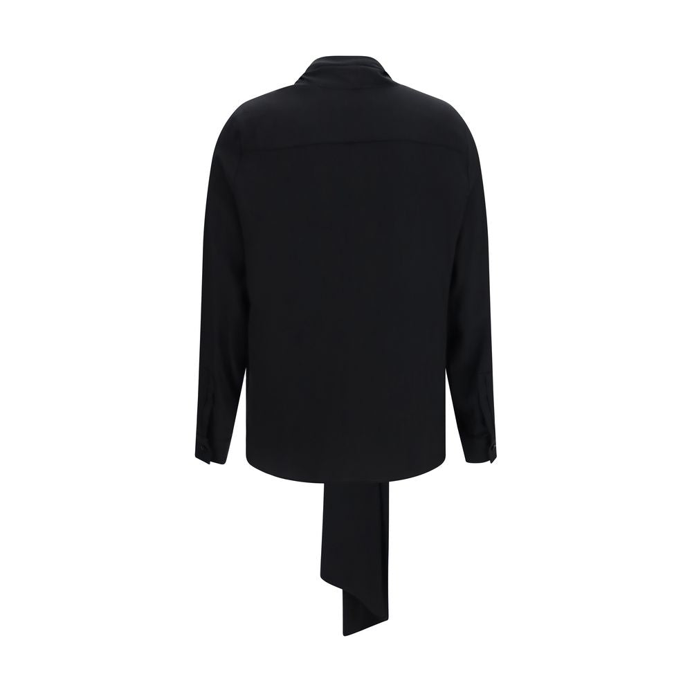Burberry Schwarze Seidenbluse