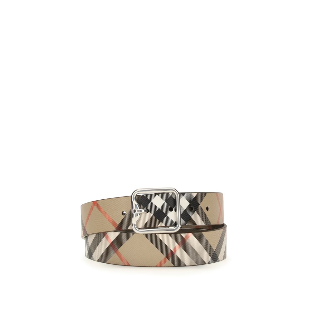 Burberry Beige Kalbsleder Bos Taurus Regular Gürtel