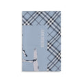 Burberry Blaues Seidenschal