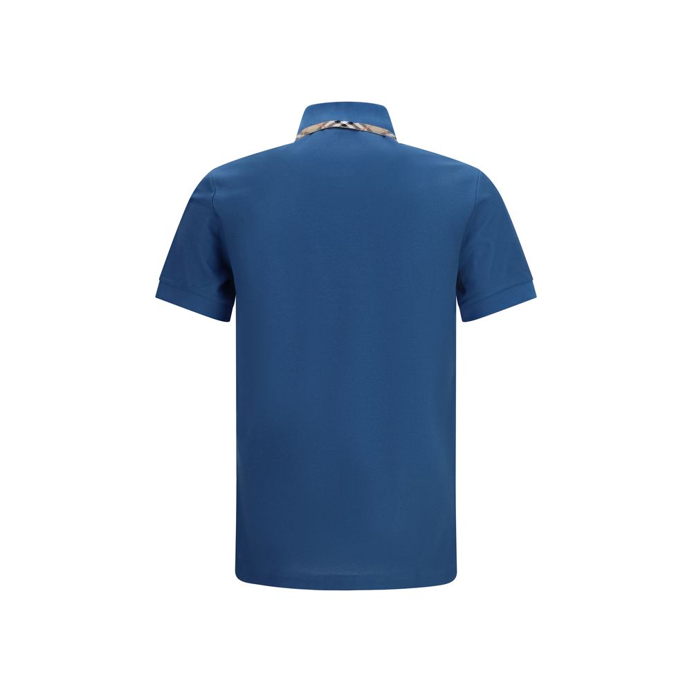 Burberry Blaues Baumwoll-Polohemd