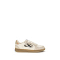Burberry Beige Calf Leather Bos Taurus Sneakers
