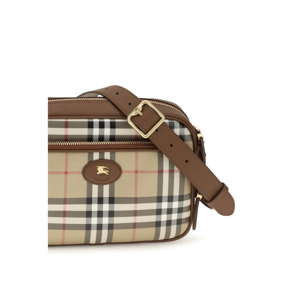 Burberry Beige Cotton Shoulder Bag