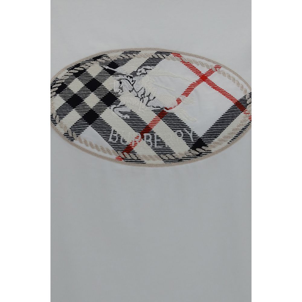 Burberry Weißes Baumwoll-T-Shirt