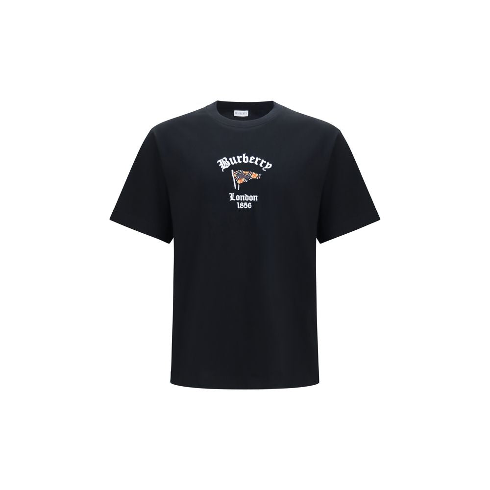 Burberry Schwarzes Baumwoll-T-Shirt