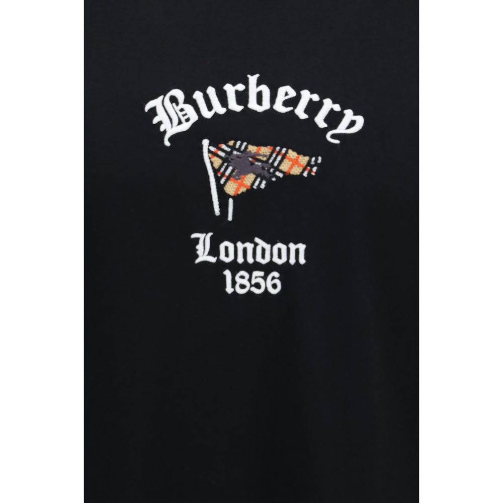 Burberry Schwarzes Baumwoll-T-Shirt