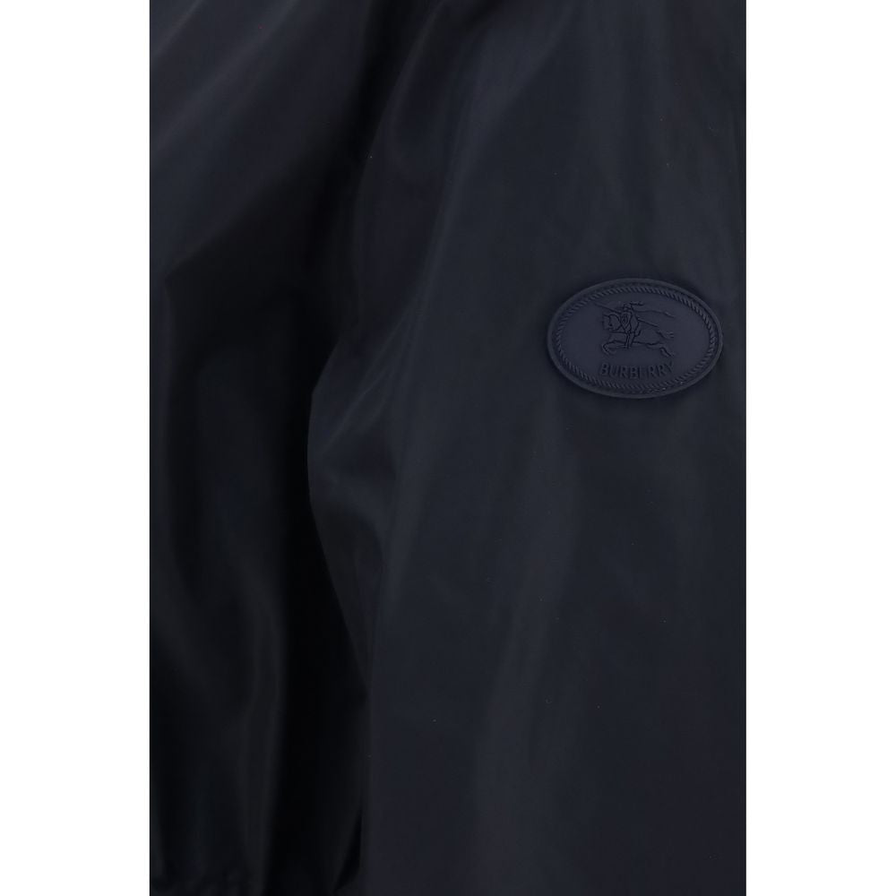 Burberry Schwarzer Parka aus Polyamid