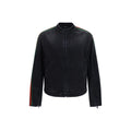 Gucci Schwarze Bikerjacke aus Baumwolle