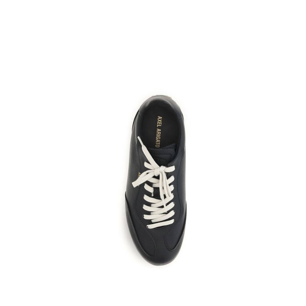 Axel Arigato Schwarze Bos Taurus Kalbsleder Sneaker