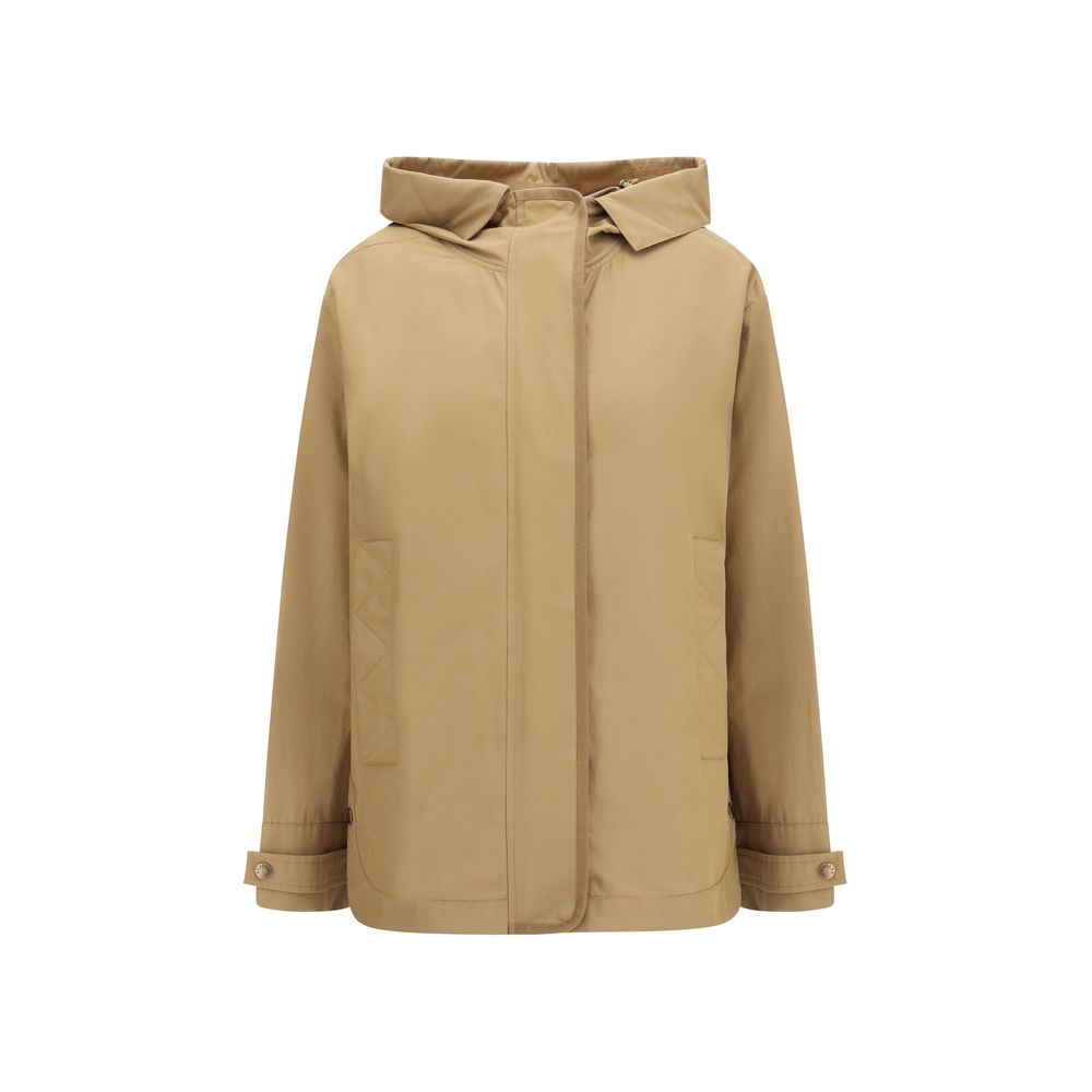 Moncler Beige Polyamide Shell Jacke