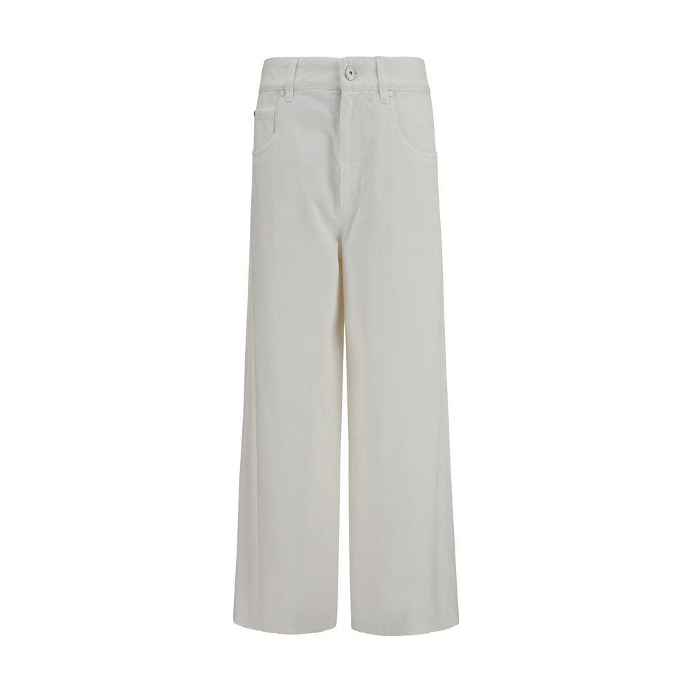 Brunello Cucinelli Beige Baumwolljeans Denim