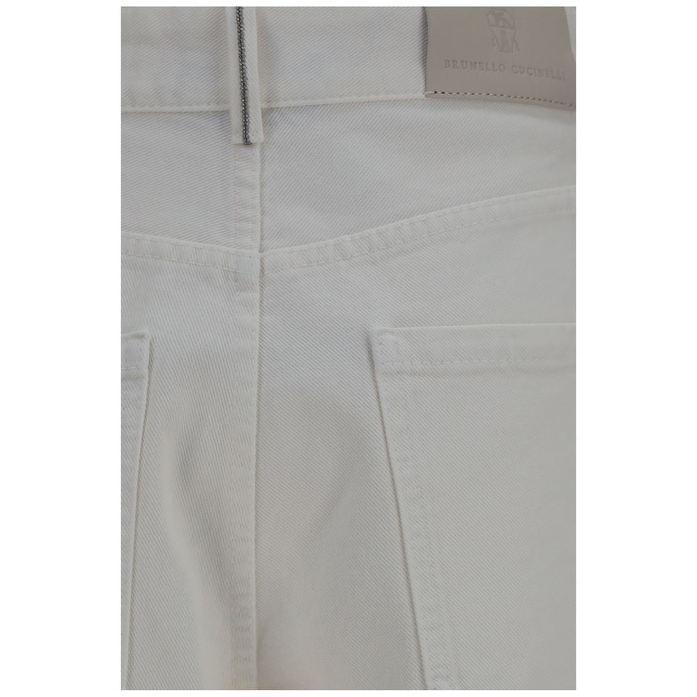 Brunello Cucinelli Beige Baumwolljeans Denim