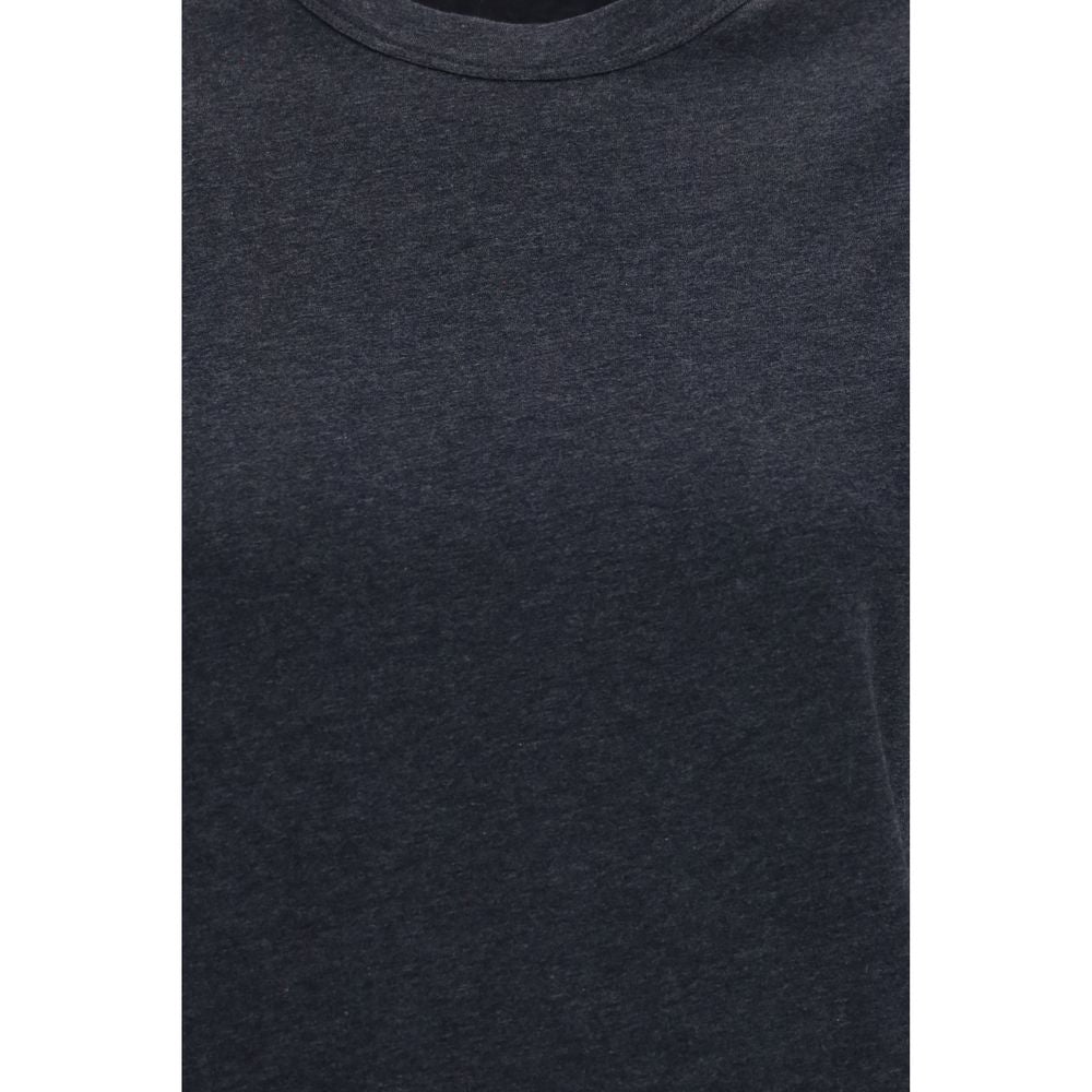 Brunello Cucinelli Graues Baumwoll-T-Shirt