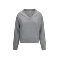 Brunello Cucinelli Grauer Kaschmirpullover