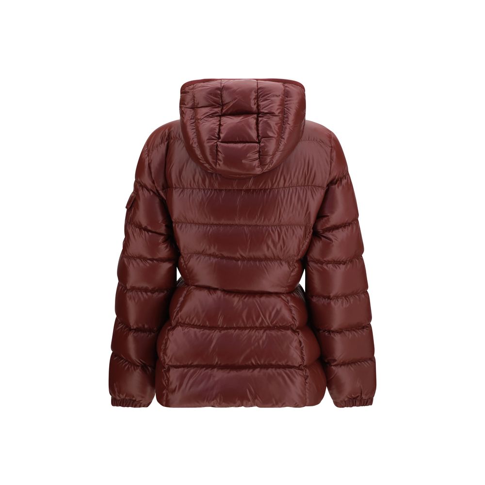Moncler Mehrfarbige Daunenjacke in voller Länge mit Gänsedaunenfüllung