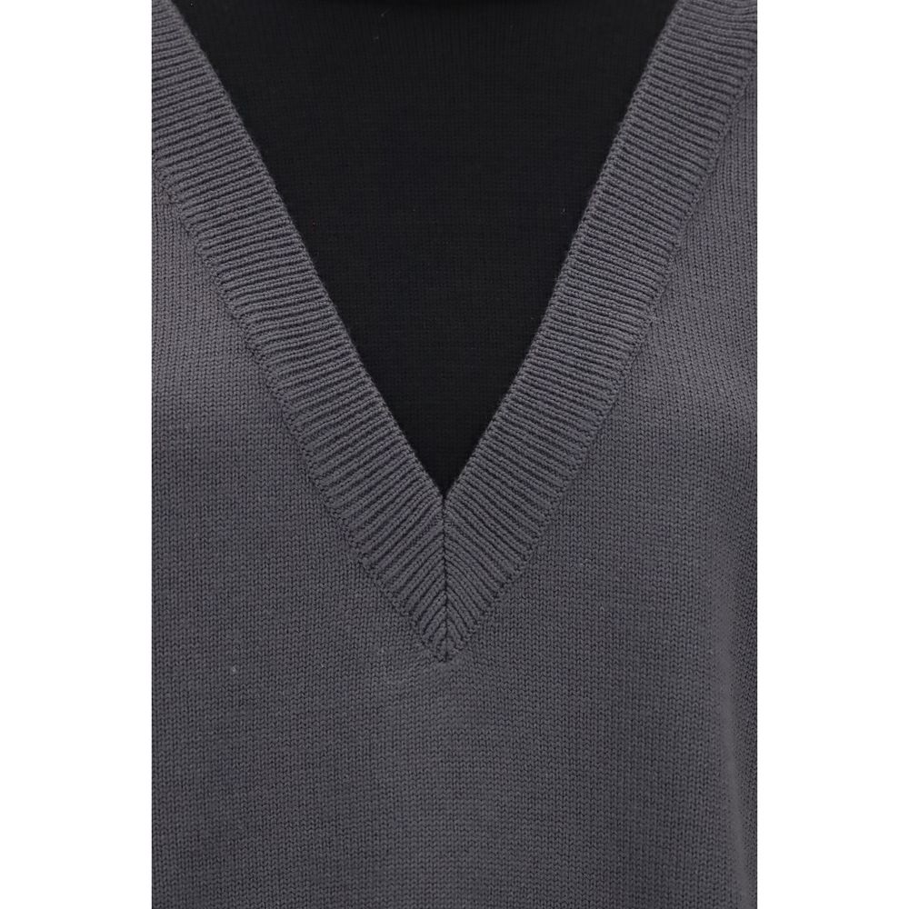MM6 Pullover aus Wolle Oves Aries in Schwarz