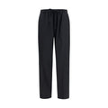 MM6 Schwarze Freizeithose aus Polyester