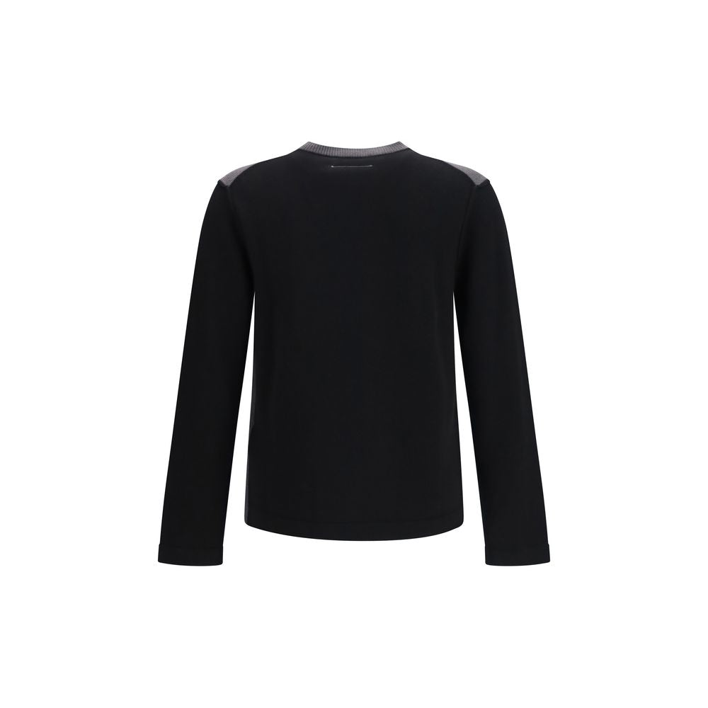MM6 Pullover aus Wolle Oves Aries in Schwarz
