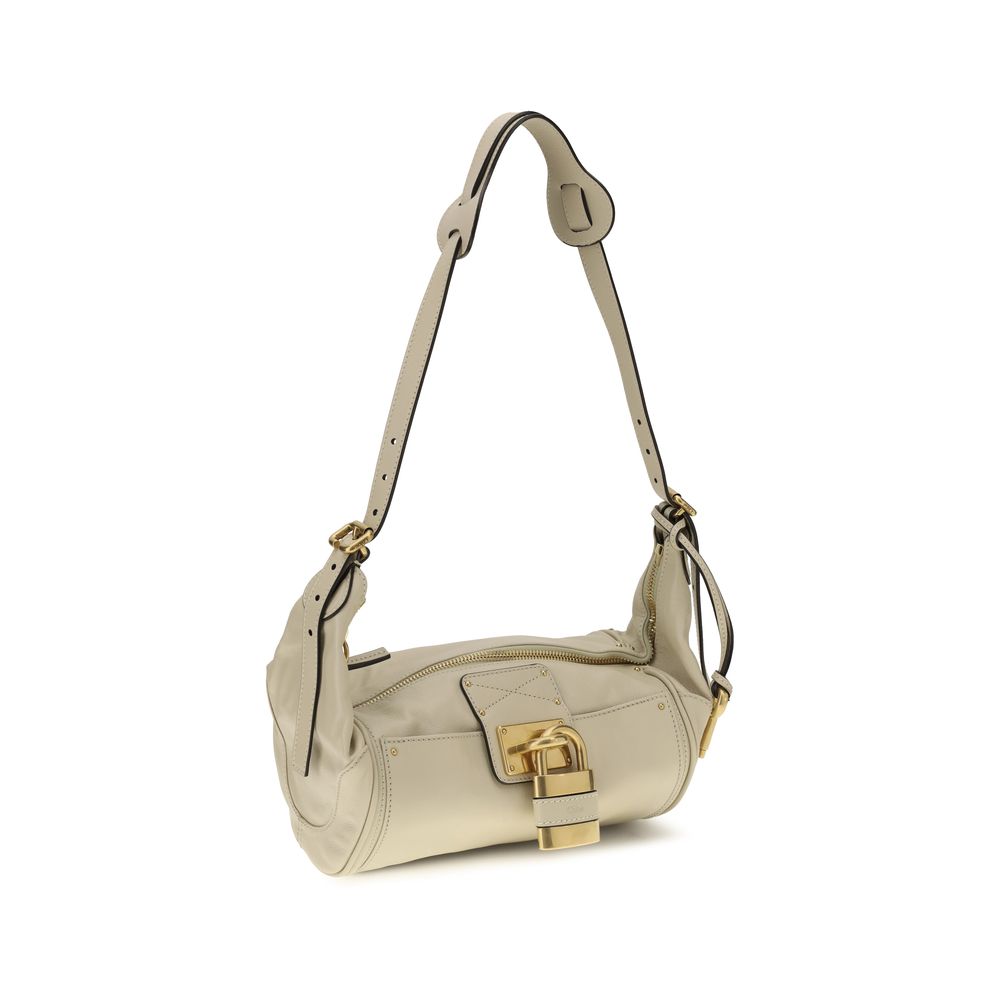 Chloé Beige Kalbsleder Bos Taurus Schultertasche