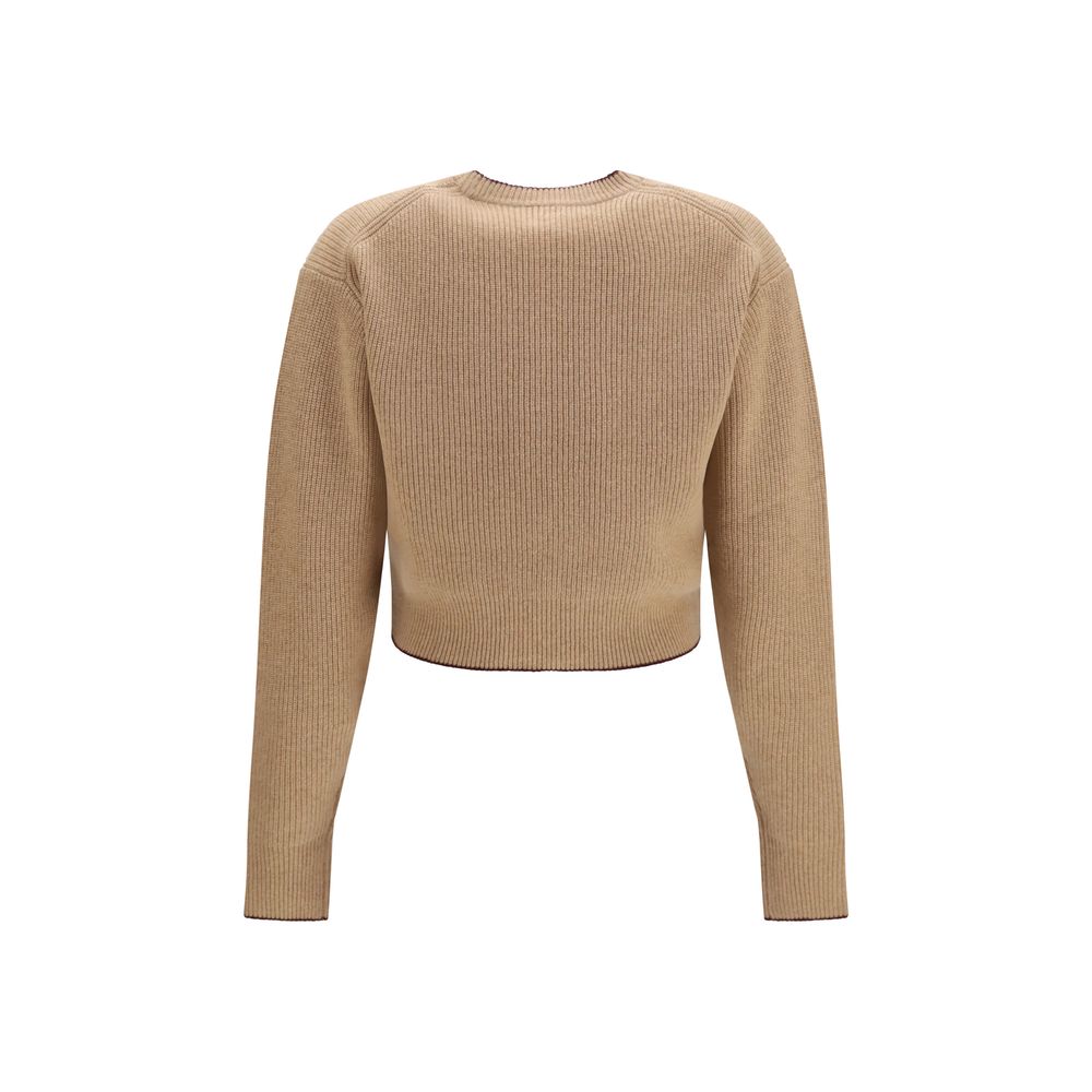 Chloé Beige Wool Oves Aries Sweatshirt