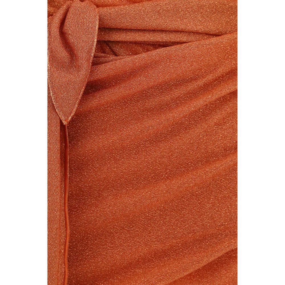 Oséree Orange Polyamid Freizeitkleid