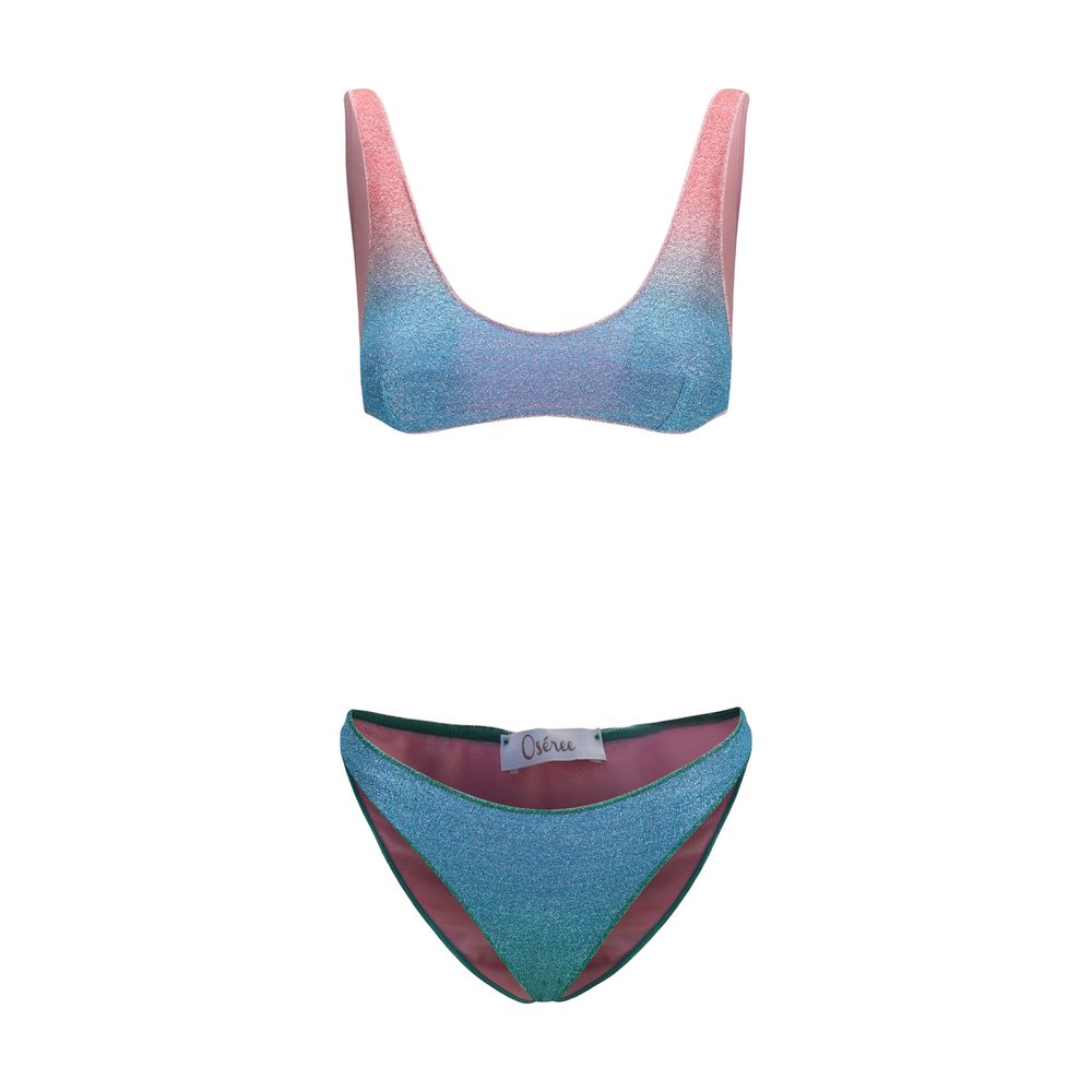Oséree Blauer Bikini aus Polyamid