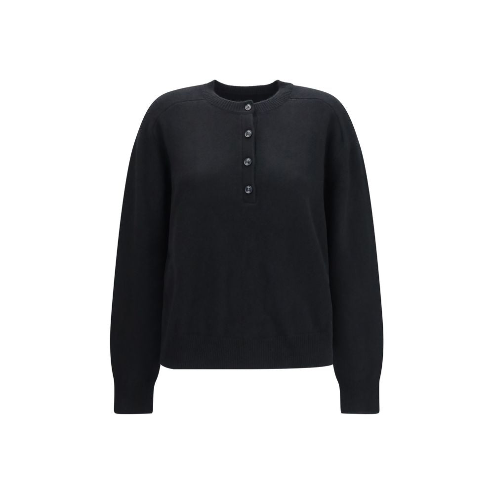Loulou De Saison Schwarzer Kaschmir-Pullover