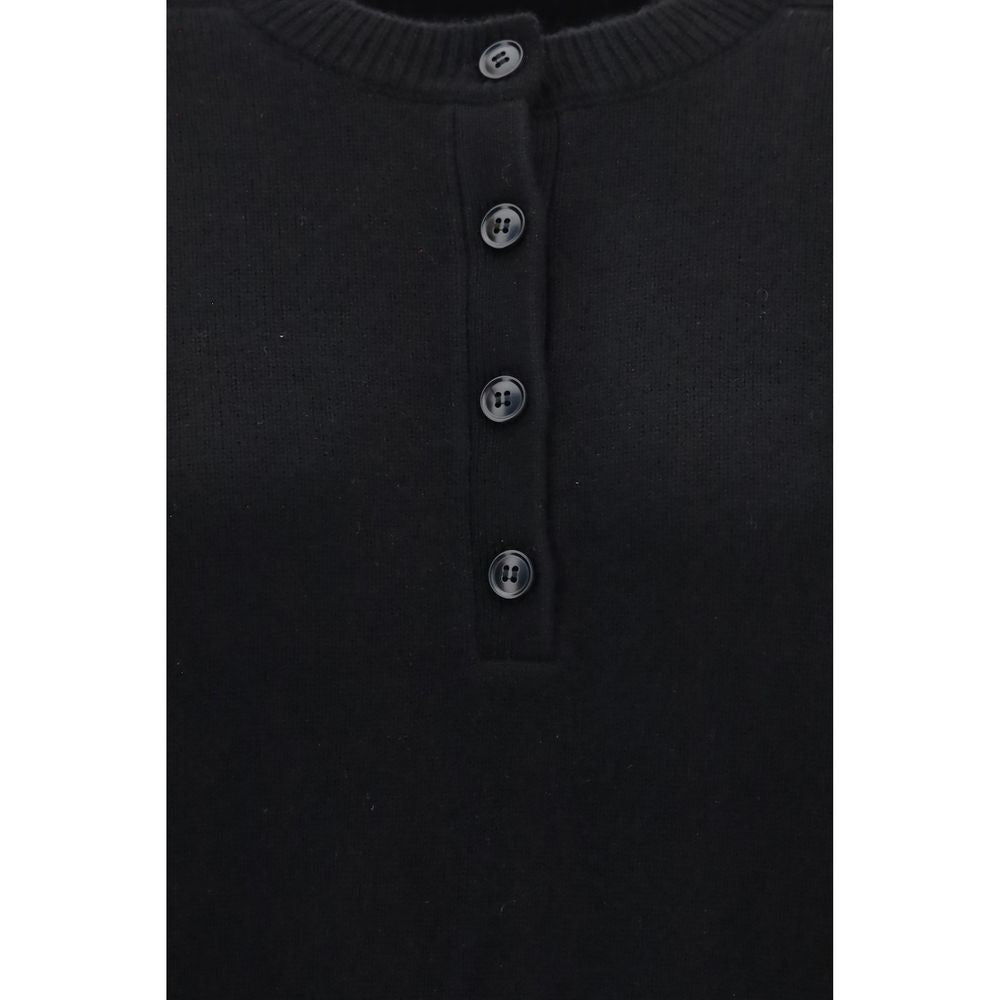 Loulou De Saison Schwarzer Kaschmir-Pullover