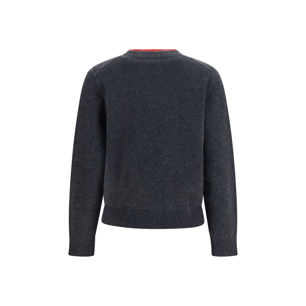 Loulou De Saison Grauer Kaschmirpullover