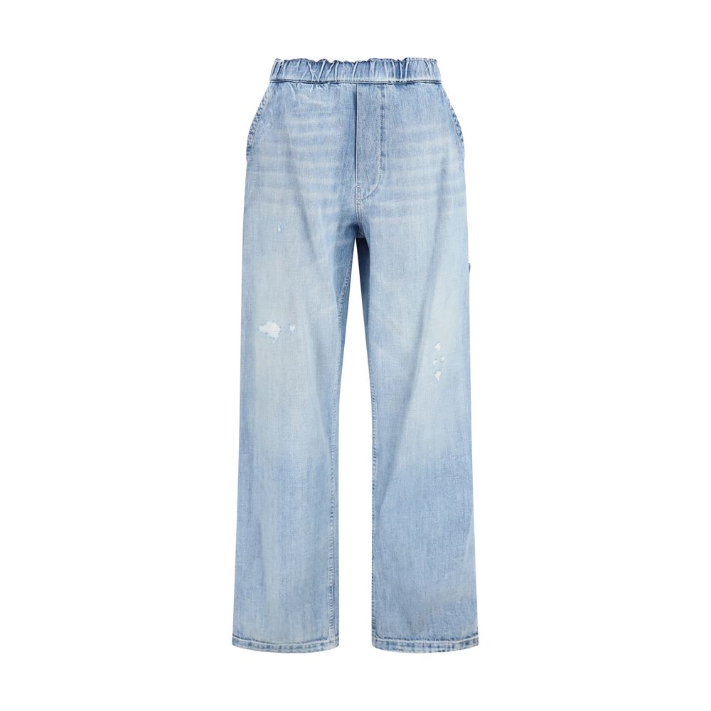 MM6 Blaue Baumwolljeans Denim