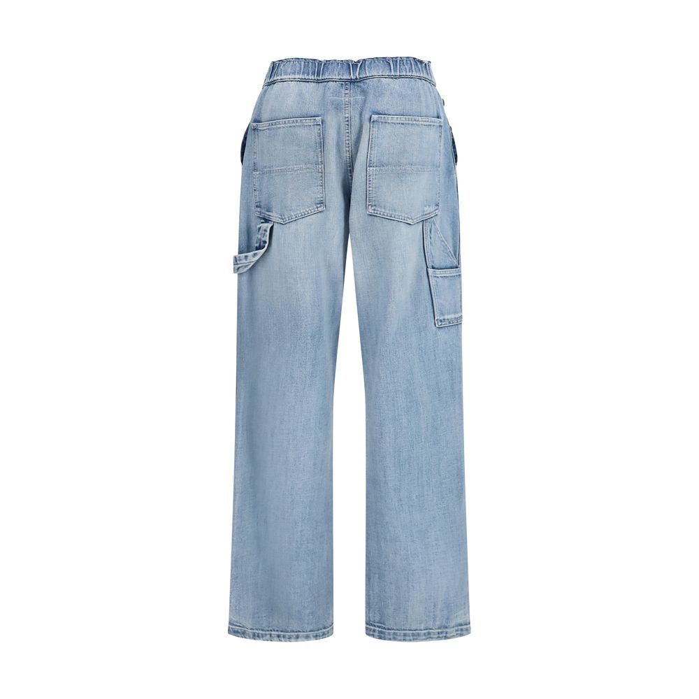 MM6 Blaue Baumwolljeans Denim