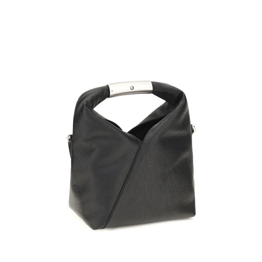 MM6 Schwarze Bos Taurus Kalbsleder Schultertasche