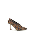 Proenza Schouler Braune Kalbsleder Bos Taurus High Heel Pumps