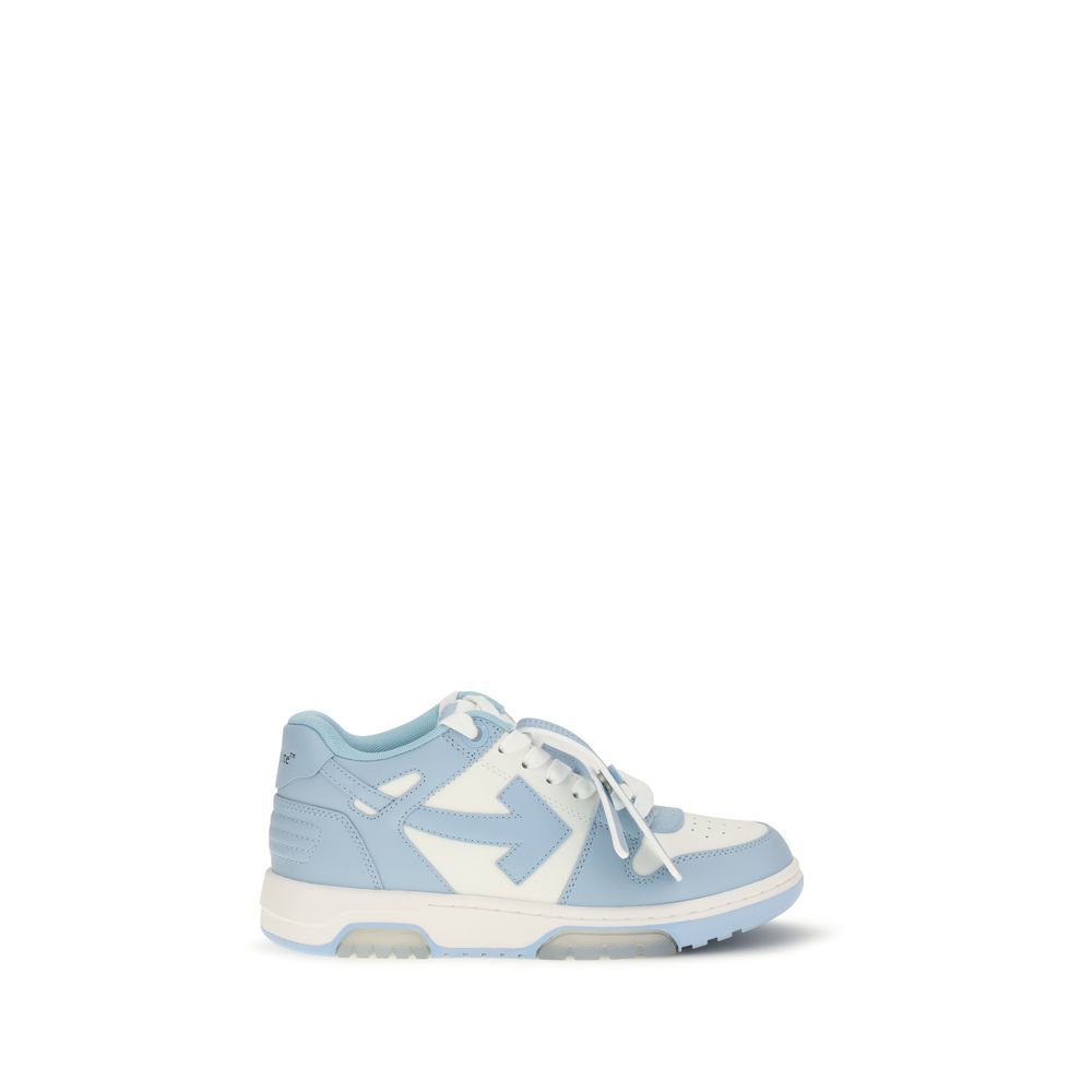Off-White Blaue Kalbsleder Bos Taurus Sneaker