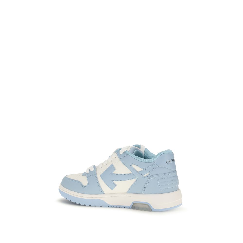 Off-White Blaue Kalbsleder Bos Taurus Sneaker